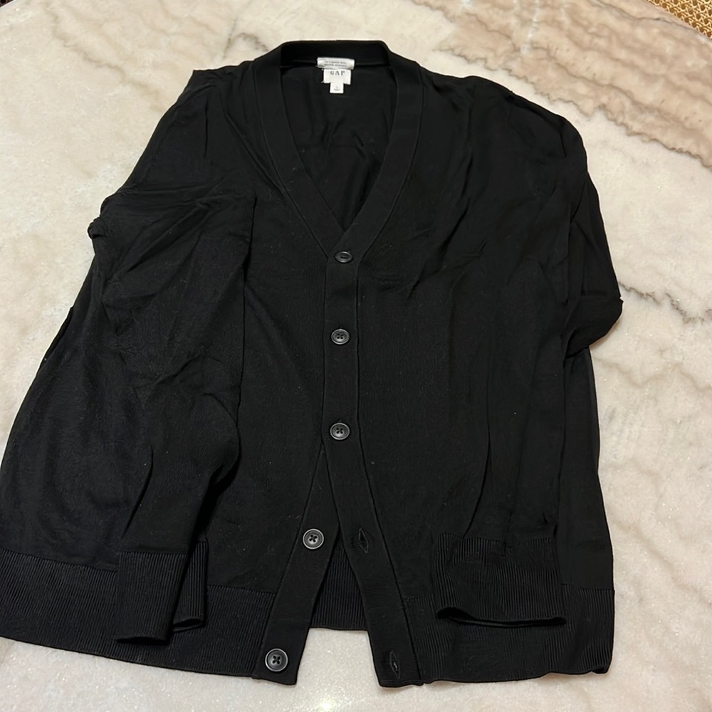 Gap Black Men’s Cardigan Sweater